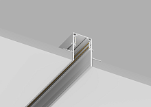 Шинопровод встраиваемый магнитный для ГКЛ12,5 мм Crystal Lux CLT 0.123 02 L2000 WH